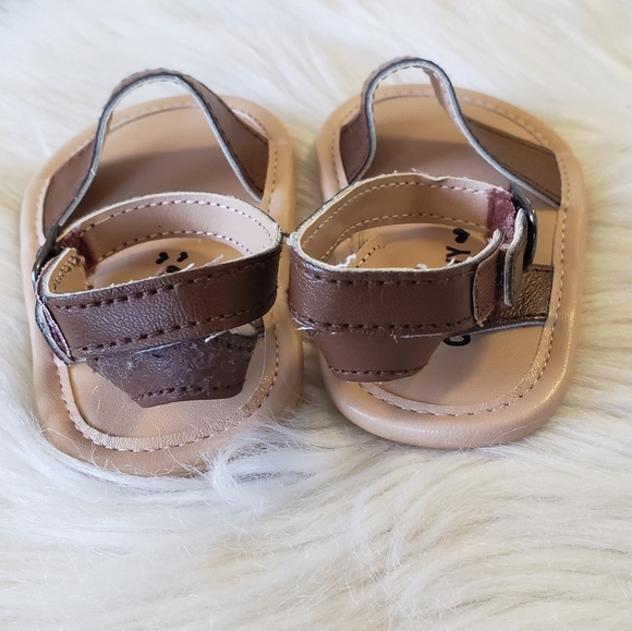 NEW Old Navy Baby Ankle Strap Sandals 0-3 Months - Picture 5 of 7